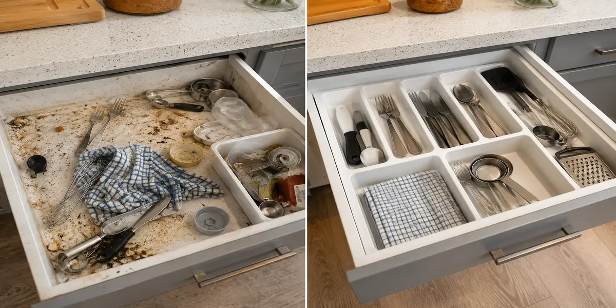 Why Kitchen Drawers Collect More Grime Than People Think